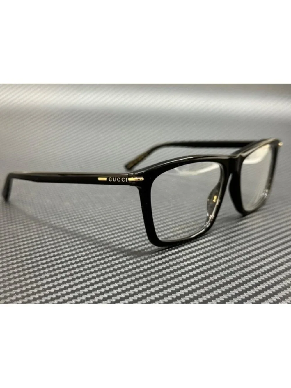 New Gucci Men Black Eyeglasses 56-17-145